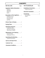 Preview for 4 page of Zanussi TD184 Instruction Booklet