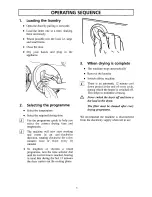 Preview for 8 page of Zanussi TD184 Instruction Booklet