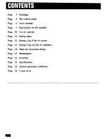 Preview for 2 page of Zanussi TD250 Instruction Booklet