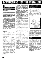 Preview for 8 page of Zanussi TD250 Instruction Booklet