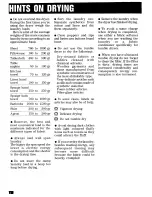 Preview for 14 page of Zanussi TD250 Instruction Booklet