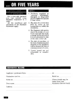 Preview for 24 page of Zanussi TD250 Instruction Booklet