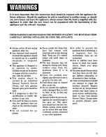 Preview for 3 page of Zanussi TD260 Instruction Booklet