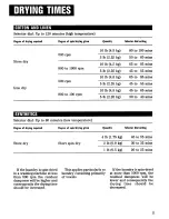 Preview for 11 page of Zanussi TD260 Instruction Booklet