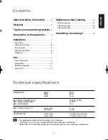 Preview for 3 page of Zanussi TD4100 Instruction Booklet