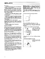 Preview for 4 page of Zanussi TD525 Instruction Booklet