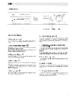 Предварительный просмотр 7 страницы Zanussi TD534 Instruction Booklet