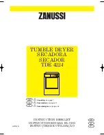 Zanussi TDE 4224 Instruction Booklet preview