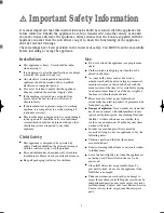 Preview for 2 page of Zanussi TDS 382 W Instruction Booklet