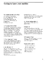 Preview for 9 page of Zanussi TE 301 Instructions For Use And Care Manual