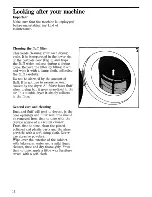 Preview for 14 page of Zanussi TE 301 Instructions For Use And Care Manual