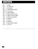 Preview for 2 page of Zanussi TE350 Instruction Booklet