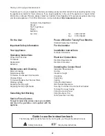 Preview for 2 page of Zanussi TH 500 Instruction Booklet