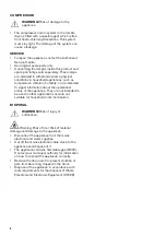 Preview for 6 page of Zanussi THE7201 User Manual