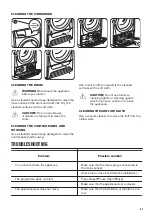 Preview for 61 page of Zanussi THE8050 User Manual