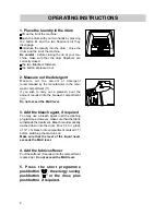 Preview for 8 page of Zanussi TJ 1284 H Instruction Manual