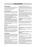 Preview for 12 page of Zanussi TJ 1284 H Instruction Manual