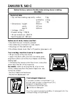 Preview for 5 page of Zanussi TL 543 C Instruction Manual