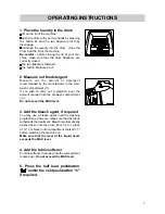 Предварительный просмотр 7 страницы Zanussi TL 553 C Instruction Manual