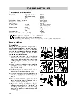 Предварительный просмотр 18 страницы Zanussi TL 653 C Instruction Manual