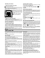 Preview for 6 page of Zanussi TL502 Instruction Book