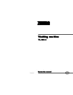 Zanussi TL552C Instruction Manual preview