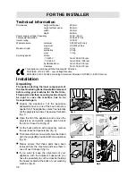 Preview for 18 page of Zanussi TS1053V Instruction Manual