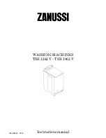 Preview for 1 page of Zanussi TSE 1262 V Instruction Manual