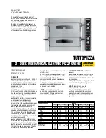 Предварительный просмотр 1 страницы Zanussi Tuttopizza 291570 Specifications