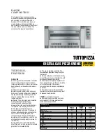 Zanussi Tuttopizza 291578 Specifications предпросмотр