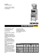 Zanussi Tuttopizza 603326 Specifications preview