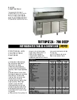 Zanussi Tuttopizza 727148 Specifications preview