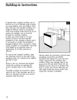 Предварительный просмотр 30 страницы Zanussi U04229 WDT 1055 Instructions For Use And Care Manual