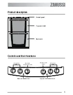 Предварительный просмотр 5 страницы Zanussi U30356 ZKC6010 User Manual