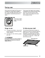 Предварительный просмотр 12 страницы Zanussi U30356 ZKC6010 User Manual