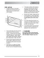 Предварительный просмотр 13 страницы Zanussi U30356 ZKC6010 User Manual