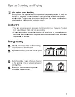 Preview for 9 page of Zanussi U31219 ZVM 640 N/X Installation And Operating Instructions Manual