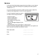 Preview for 17 page of Zanussi U31219 ZVM 640 N/X Installation And Operating Instructions Manual