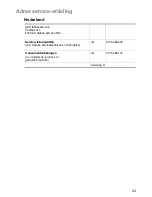 Preview for 53 page of Zanussi U31219 ZVM 640 N/X Installation And Operating Instructions Manual