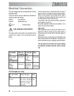 Preview for 26 page of Zanussi U33008 ZOB 330 User Information