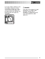 Предварительный просмотр 13 страницы Zanussi U33109 ZDE 26000 W Instruction Booklet