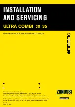 Zanussi ULTRA COMBI 35 Installation And Servicing предпросмотр