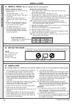 Preview for 34 page of Zanussi ULTRA SYSTEM 15 Installation And Servicing