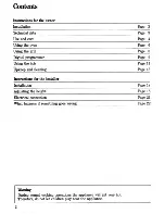 Preview for 2 page of Zanussi VC 40 Instructions For The Use And Care