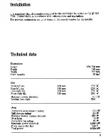 Preview for 3 page of Zanussi VC 40 Instructions For The Use And Care