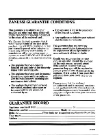 Preview for 24 page of Zanussi VC 40 Instructions For The Use And Care