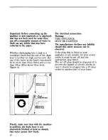 Preview for 10 page of Zanussi WD 1012 Instructions For The Use And Care