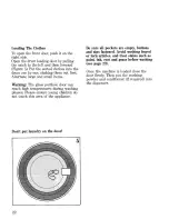 Предварительный просмотр 22 страницы Zanussi WD 1015 M Instructions For Use And Care Manual