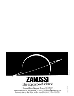 Предварительный просмотр 36 страницы Zanussi WD 1015 M Instructions For Use And Care Manual