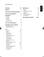 Preview for 3 page of Zanussi WD 1601 Instruction Booklet